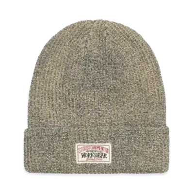 Stussy Cuff Beanie Reflective Yarn "Khaki"