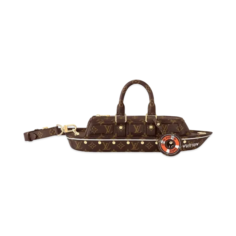 Louis Vuitton Boat Bag Monogram Macassar "Marron"