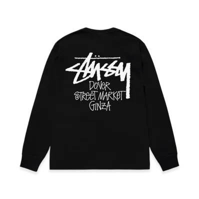 Stussy Stock DSM Ginza LS Tee 2023 "Black"
