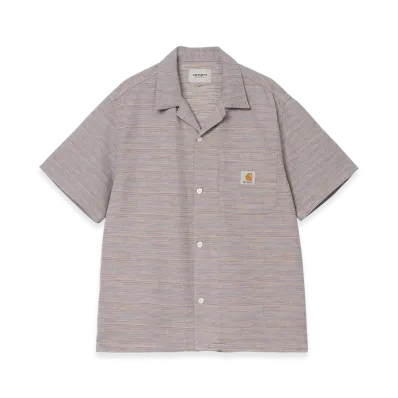 Carhartt WIP S/S Gellar Shirt Gellar Stripe "Multi (rinsed)"