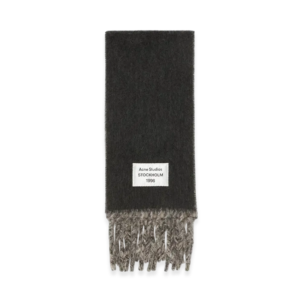Acne Studios Bicolor Alpaca Scarf "Beige/Grey"