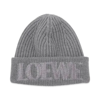 LOEWE Blurred LOEWE Beanie "Grey"