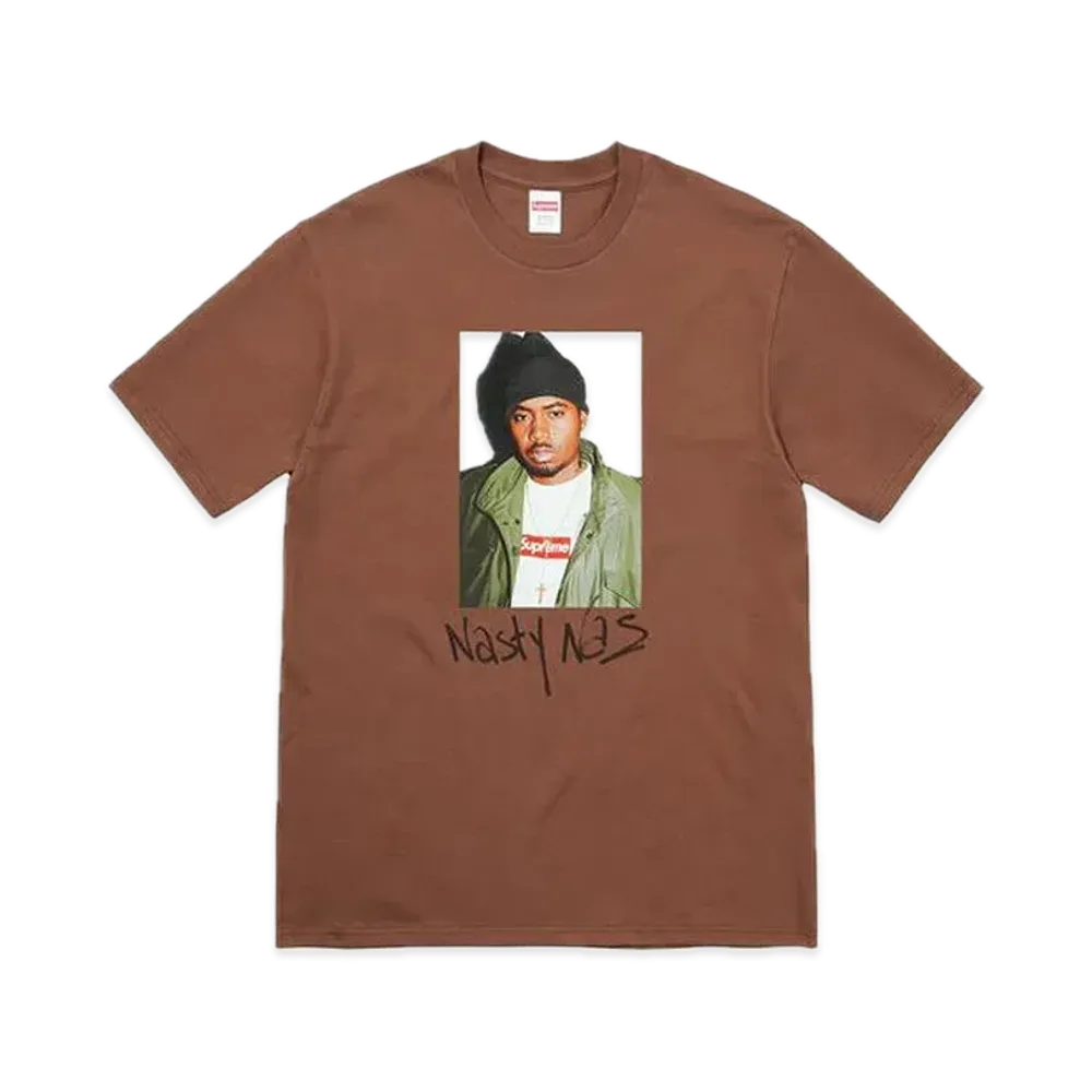 Supreme Nas Tee "Brown"