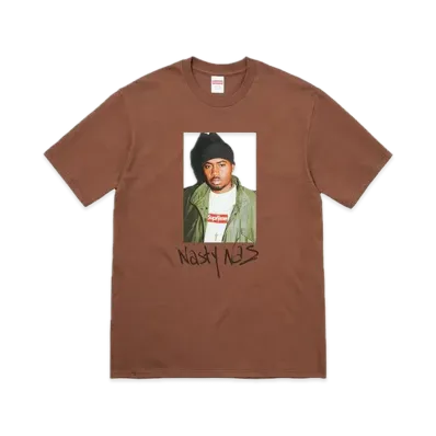 Supreme Nas Tee "Brown"