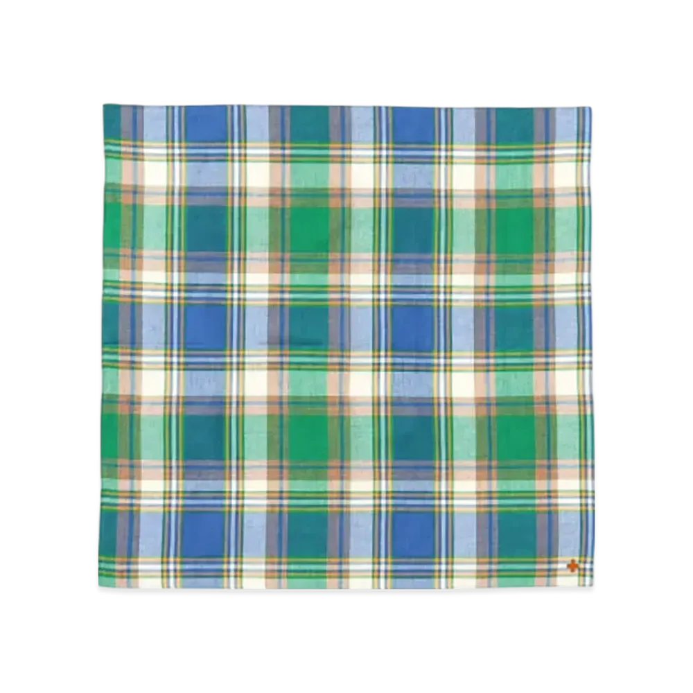 BEAMS Handchief Madras "Blue"