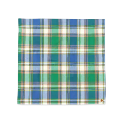 BEAMS Handchief Madras "Blue"