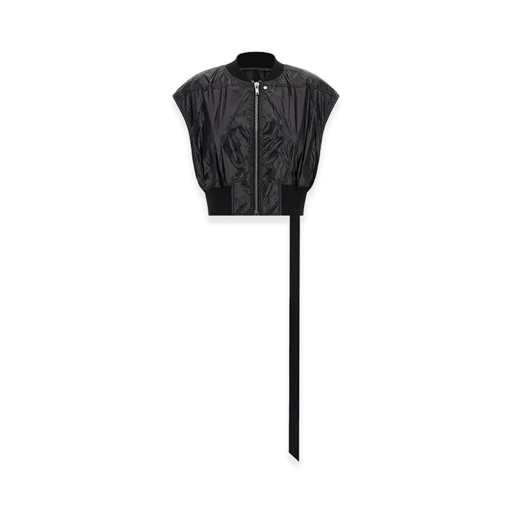 Rick Owens DRKSHDW Women's Tatlin Bomber Vest "Black"