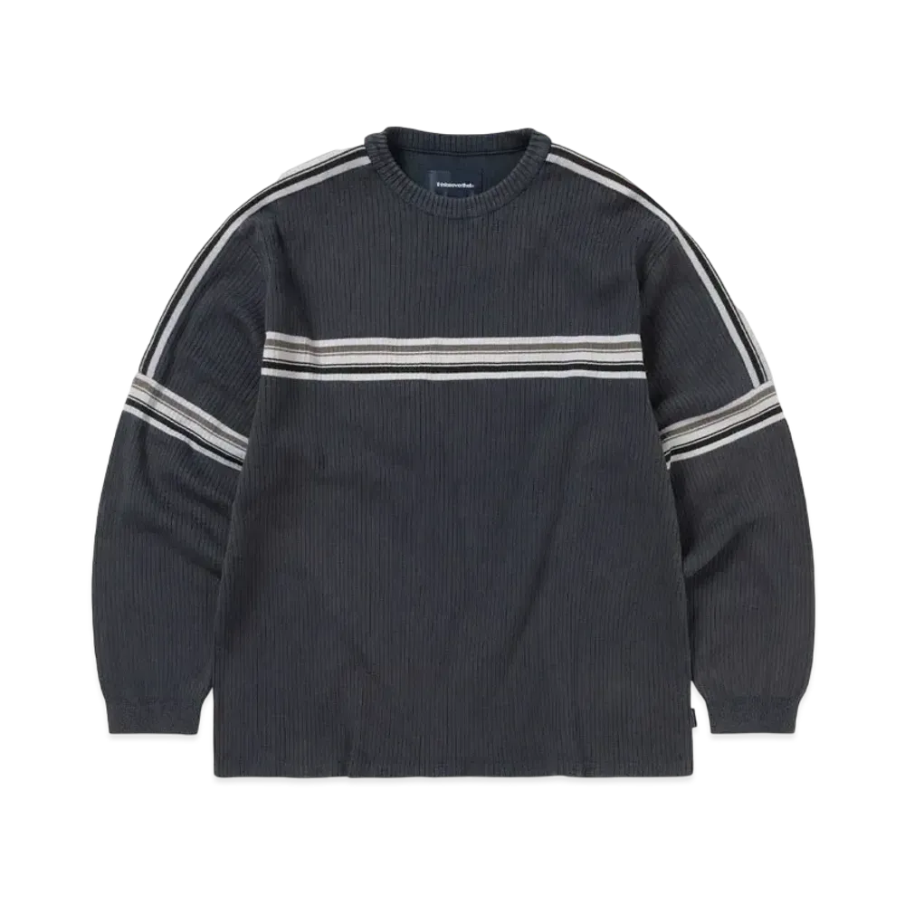thisisneverthat Striped Knit L/S Top "Navy"