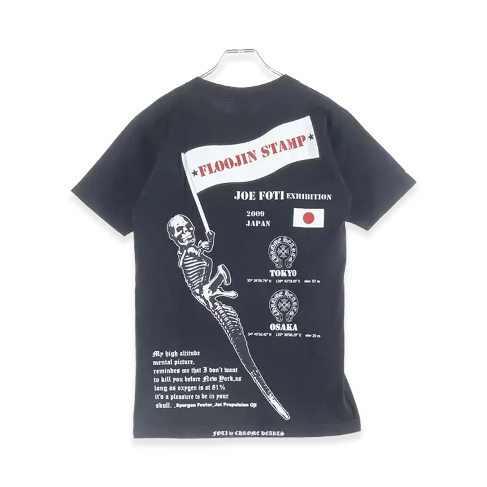 Chrome Hearts Old Joe Foti Exhibition 2009 T-Shirt "Black"