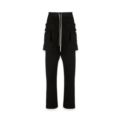 Rick Owens DRKSHDW Cargo Track Pants "Black"