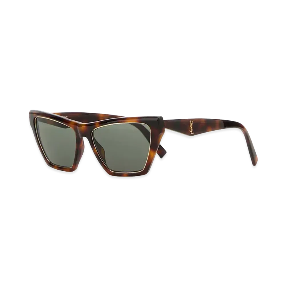 Saint Laurent Women's Printed Acetate SL M103 Rim Sunglasses "Animal Print"