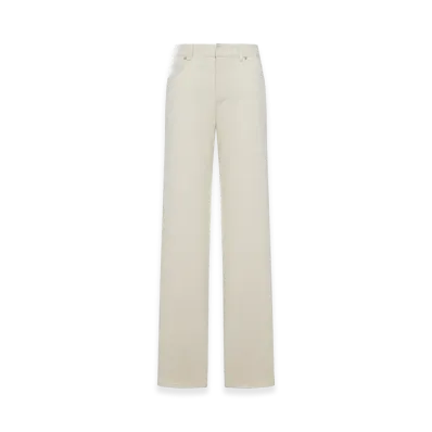 FENDI Women's Straight Five-Pocket Jeans "Beige"