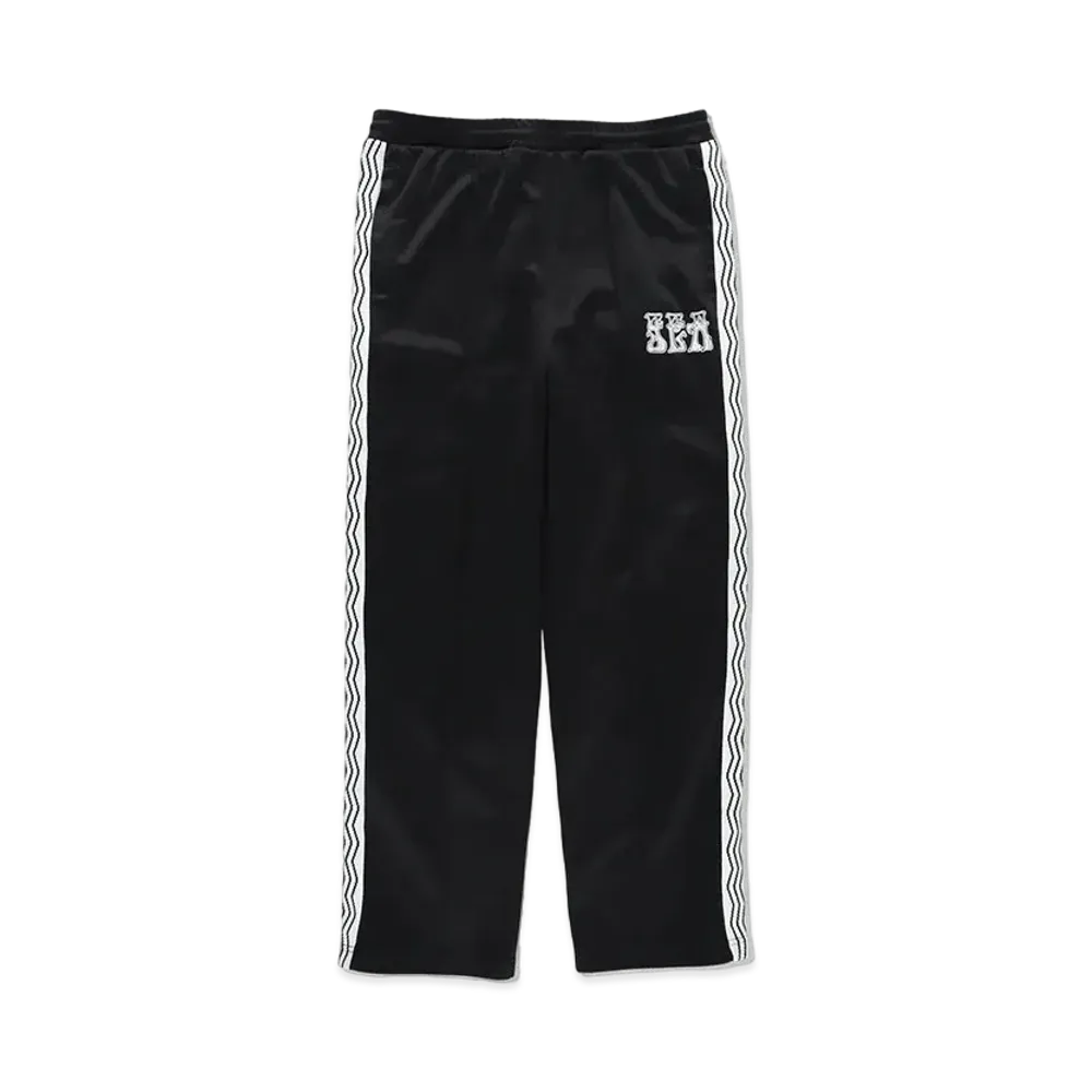 WIND AND SEA Line Jersey Pants "Black"