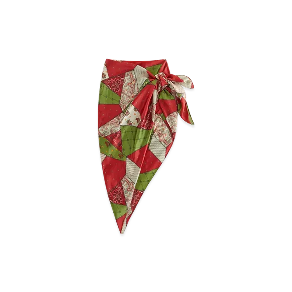 Kith Women Printed Silk Sarong "Kyoho"