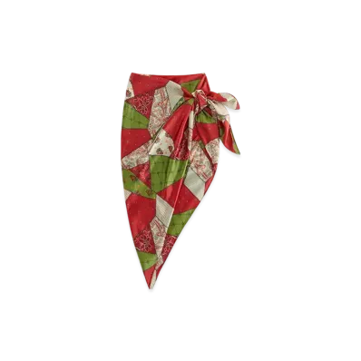 Kith Women Printed Silk Sarong "Kyoho"
