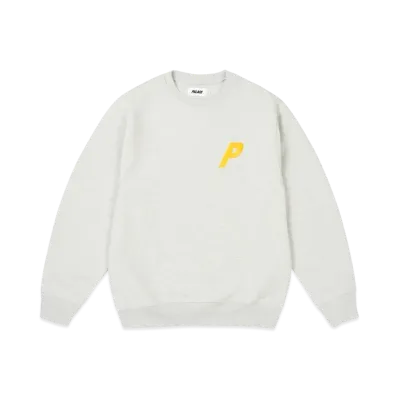 PALACE P3 Glitter Crew "Grey Marl"