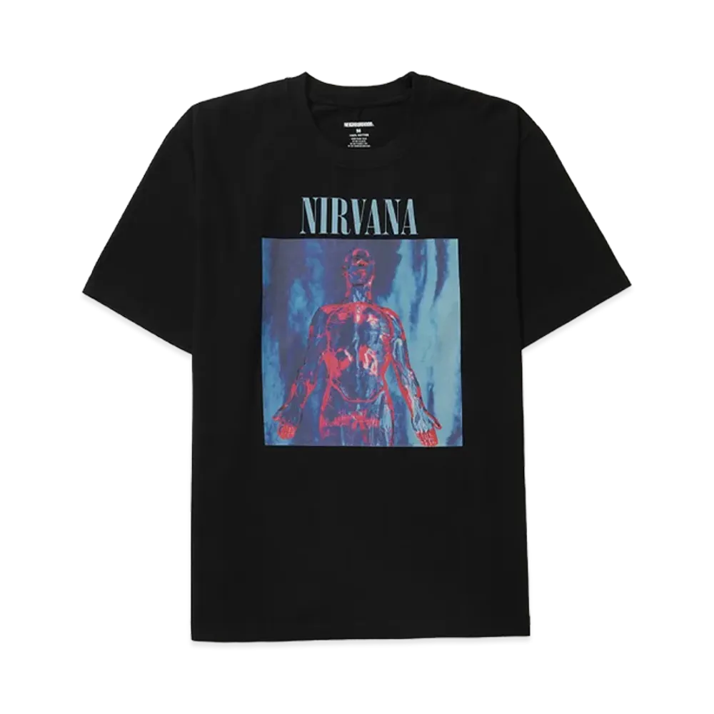 NEIGHBORHOOD x NIRVANA . Tee SS-2 "Black"