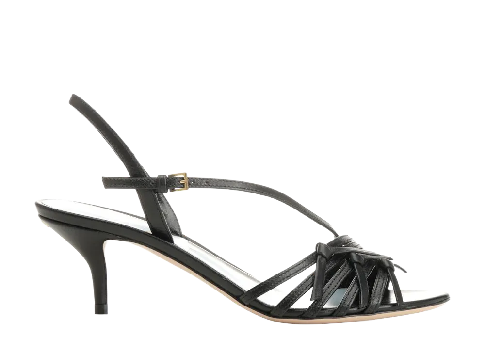 Valentino Garavani Women's Nodine 55 Slingback Sandals "Black"