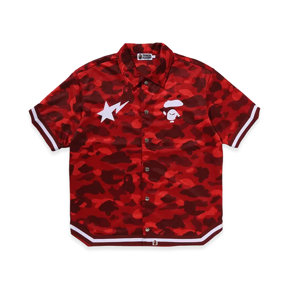A BATHING APE Warm Up SS Shirt "Red"