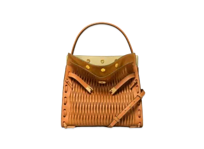 Tory Burch Lee Radziwill Double Bag "Tan"