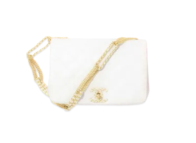 CHANEL Flap Bag Lambskin "White"