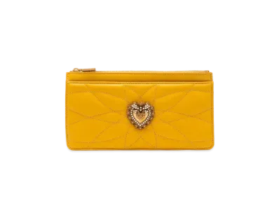 Dolce&Gabbana Devotion Large Card Holder "Mustard"