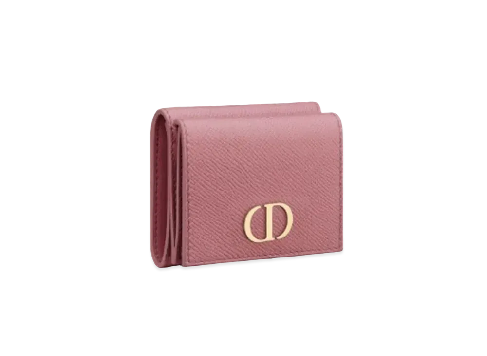 Dior 30 Montaigne Compact Wallet Grained Calfskin "Lavender"