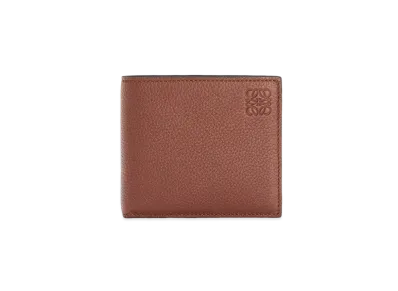 LOEWE Bifold Wallet In Soft Grained Calfskin "Cognac"