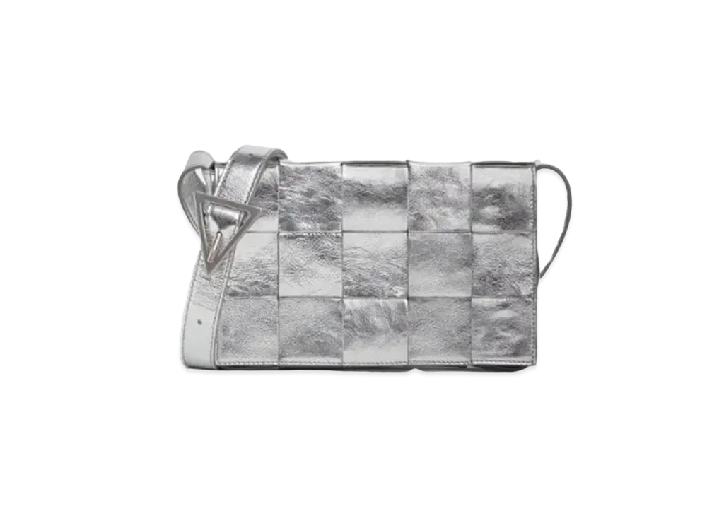 Bottega Veneta Crossbody Bag "Silver"