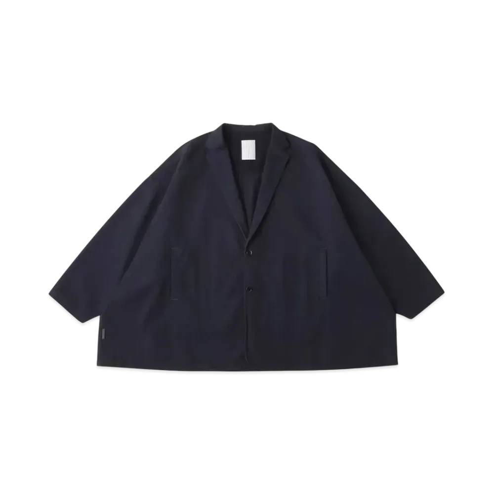S.F.C Tailored Shirt Jacket Herringbone "Navy"
