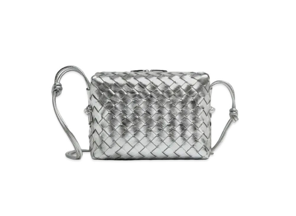 Bottega Veneta Loop Crossbody Bag "Silver"