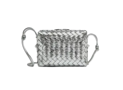 Bottega Veneta Loop Crossbody Bag "Silver"