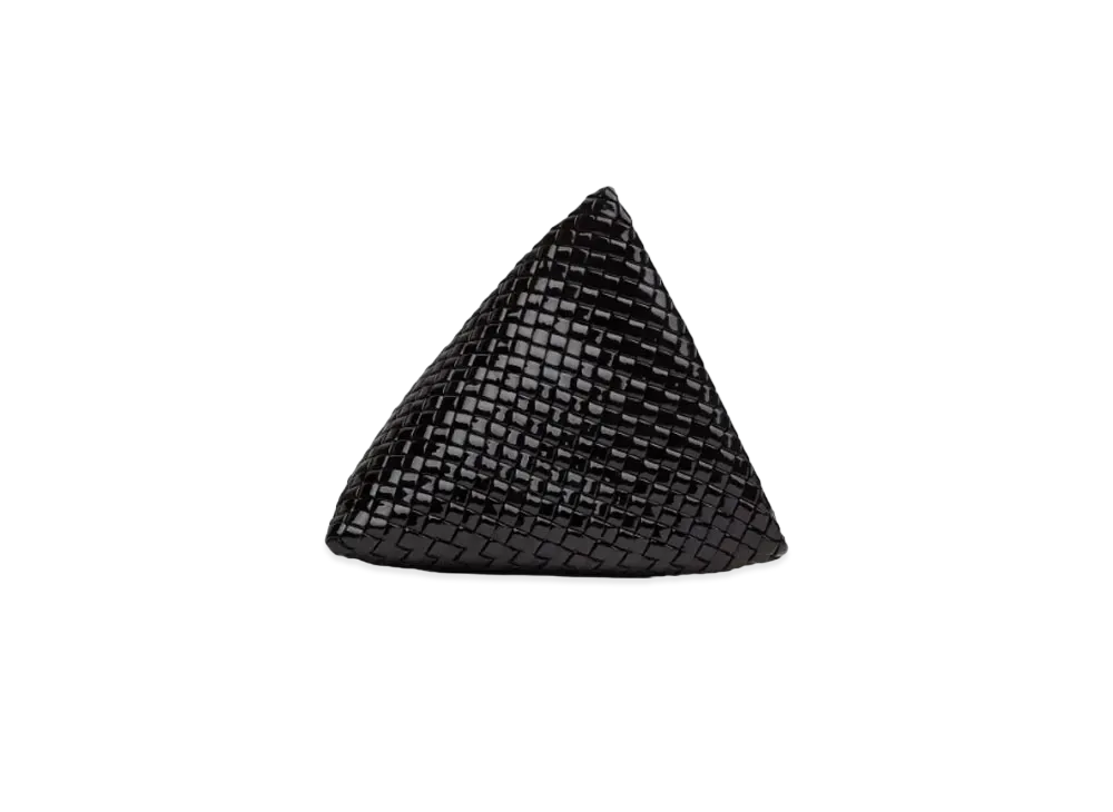 Bottega Veneta Hand Bag Pyramid Clutch "Black"