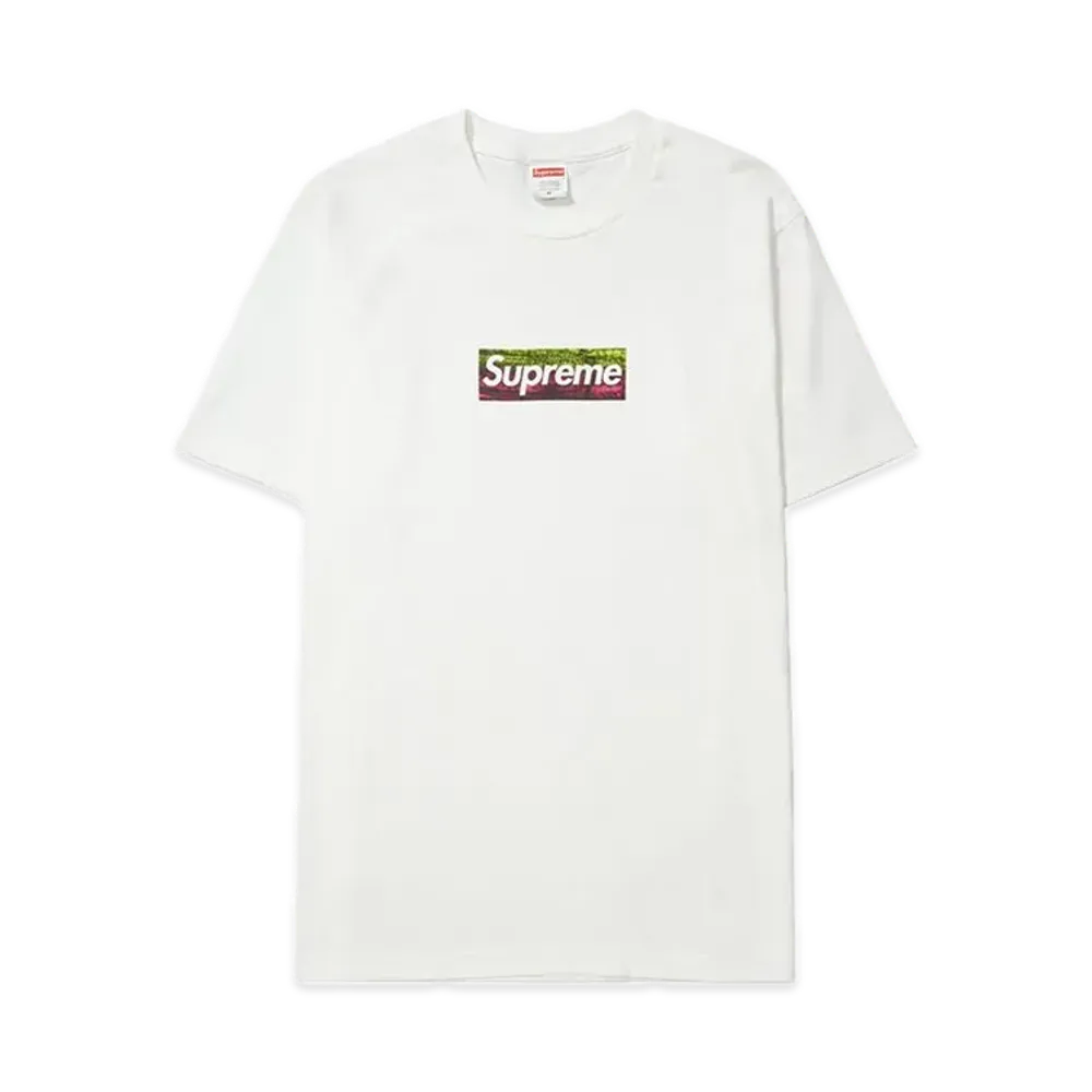 Supreme Los Angeles Fire Relief Box Logo Tee "White"