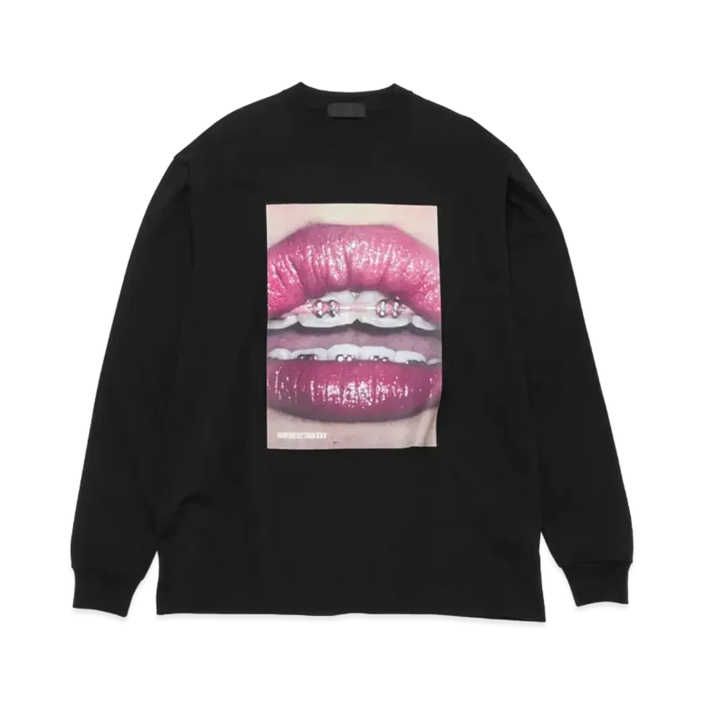 GOD SELECTION XXX LONG SLEEVE T-SHIRT GX-A22-LT-07 "Black"