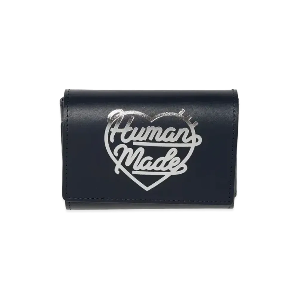 HUMAN MADE Leather Multi Pass Case "Navy"