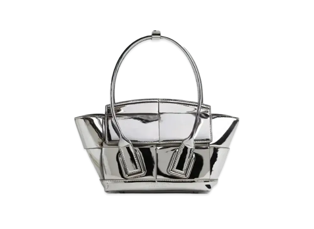 Bottega Veneta Arco Hand Bag "Silver"
