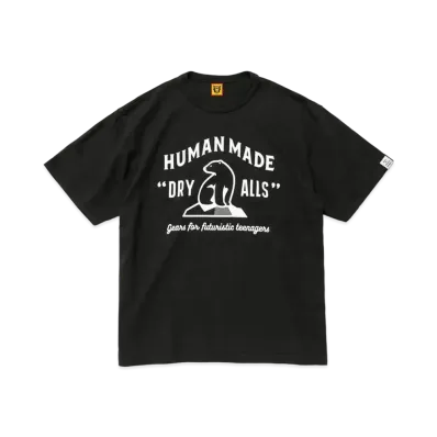 HUMAN MADE POLAR BEAR T-SHIRT "Black"