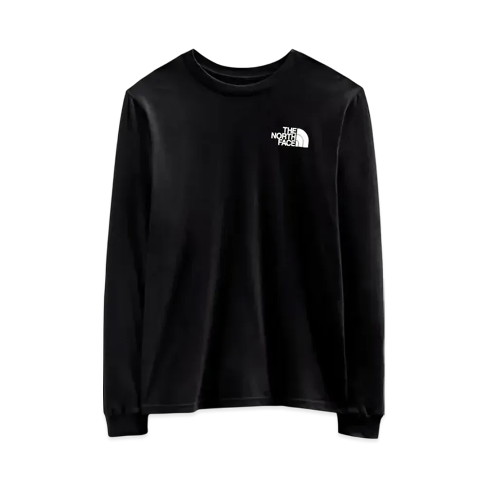 The North Face T Long Sleeve Box NSE Tee "TNF Black/Asphalt Grey"
