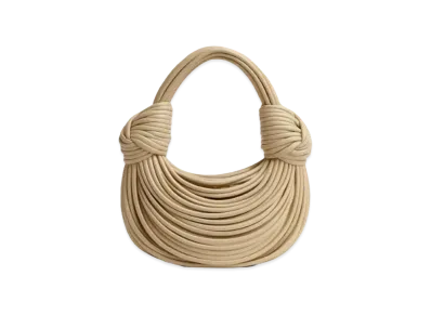 Bottega Veneta Double Knot Hand Bag "Porridge"
