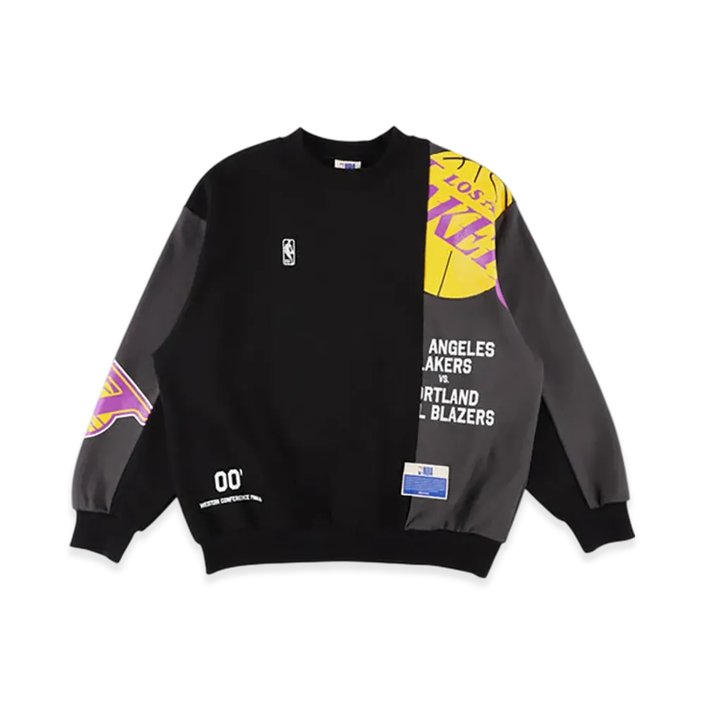 WIND AND SEA x NBA Panel Sweatshirts "Lakers Blazers"