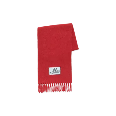 Marni Alpaca Scarf "Red"