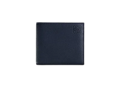 LOEWE Bifold Wallet In Soft Grained Calfskin "Ocean"