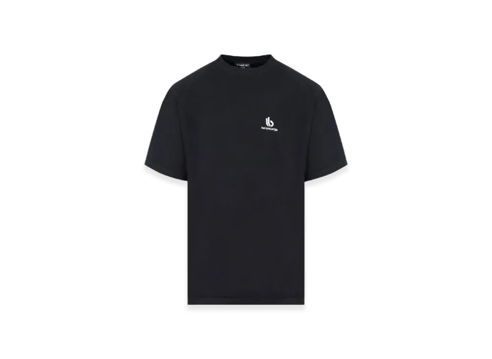 BALENCIAGA Sporty B Logo Oversized Fit T-Shirt "Black"