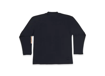 BALENCIAGA Women's Maison BALENCIAGA Oversized Long Sleeve T-Shirt "Black"