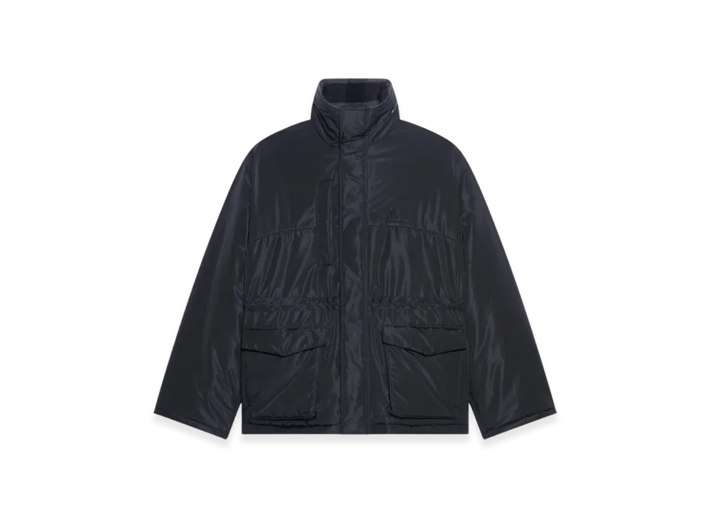 BALENCIAGA Reversible Parka Buffalo Check "Grey Black"