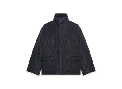 BALENCIAGA Reversible Parka Buffalo Check "Grey Black"