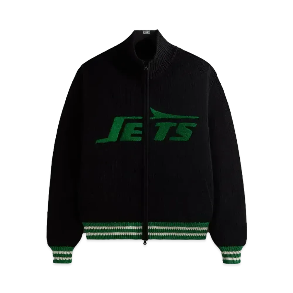 Kith & '47 For The NFL: Jets Wyona Full Zip Sweater "Black"