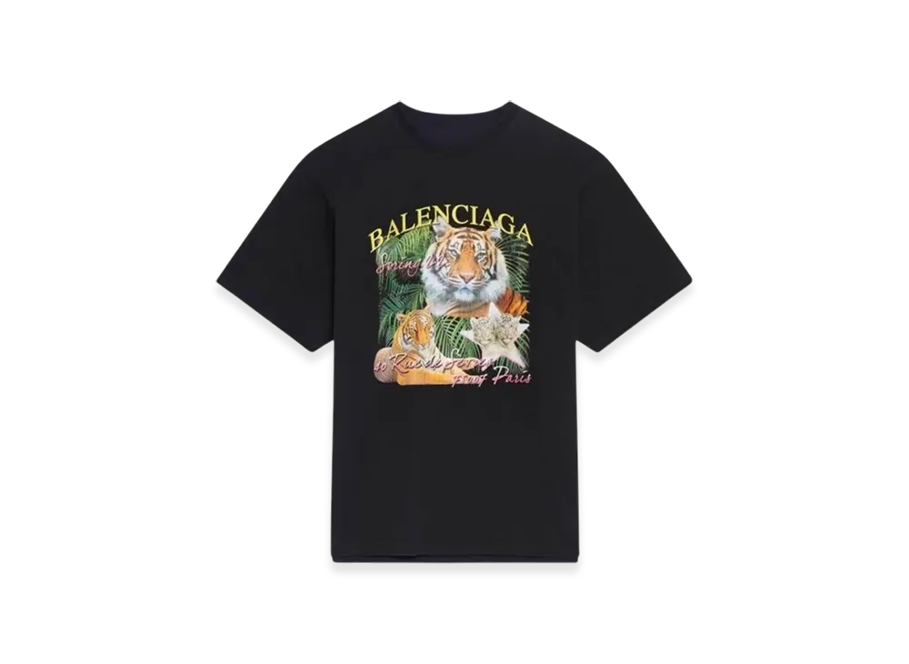 BALENCIAGA Year of the Tiger T-Shirt "Black"