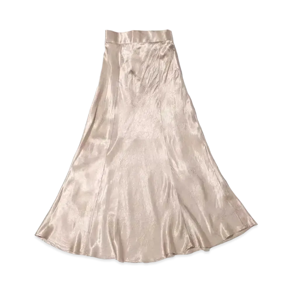 atmos pink Satin Mermaid Skirt "Beige"